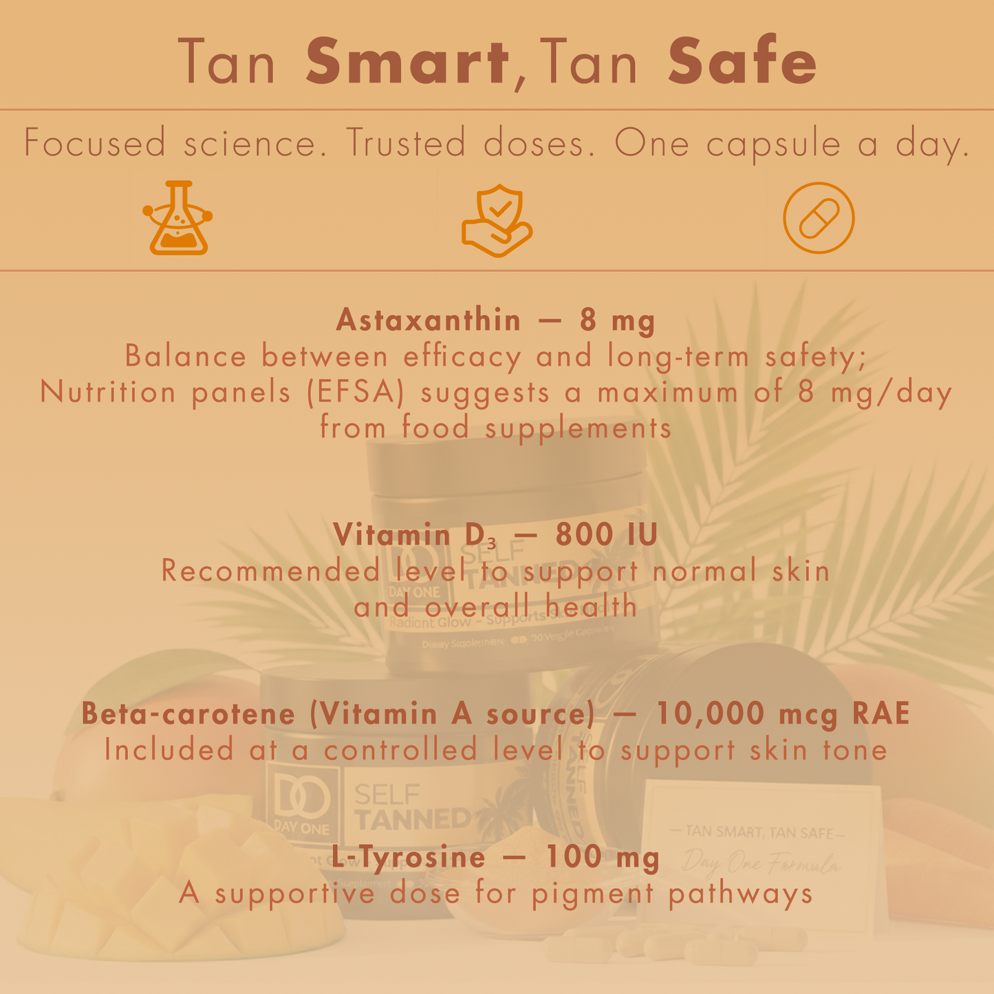 SELF TANNED — Tanning Pills Supplement