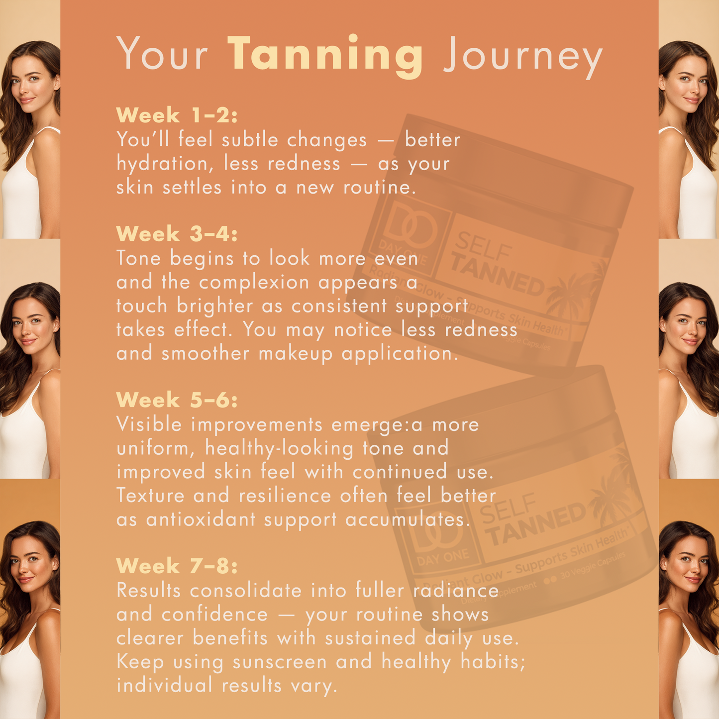 SELF TANNED — Tanning Pills Supplement